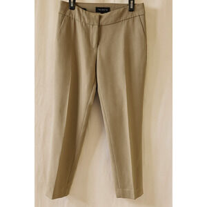 Talbots 4P Khaki  Ankle Pants  Petite Dress Trouser Timeless Capsule Wardrobe